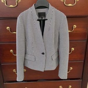 Banana Republic EUC Houndstooth Stretch Jacket